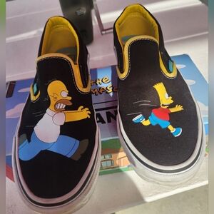 Vans x Simpsons Slide On Sneakers - size 8w
